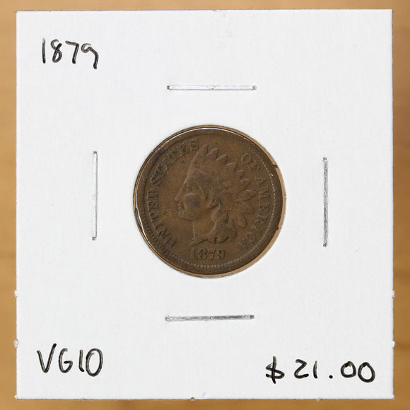 1879 - USA - 1c - VG10 - retail $21