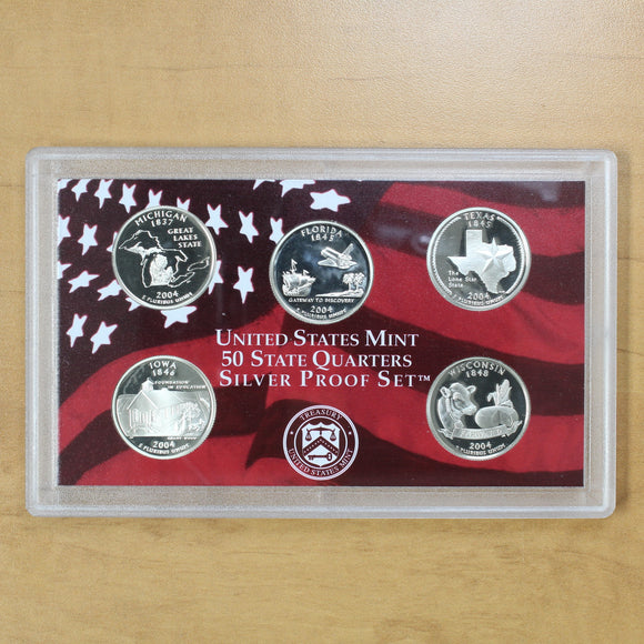 2004 S - USA - Quarters Silver Set - Proof
