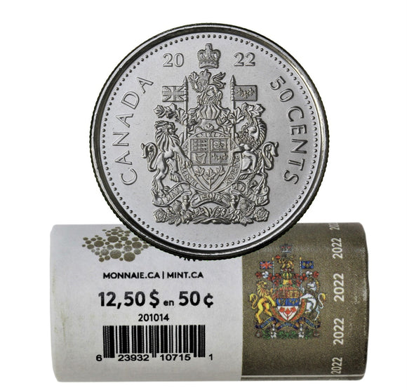 2022 - 50c - Canada - Mint Roll (25 pcs)
