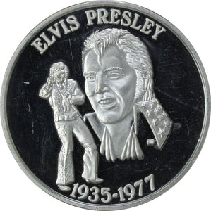 Elvis Presley (1935-1977) - Fine Silver - 1 oz. Round