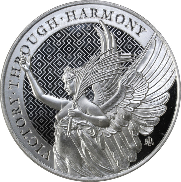 5 oz - St. Helena - Victory Through Harmony - Fine Silver