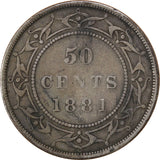 1881 - Newfoundland - 50c - VG10