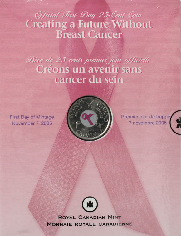 2006 - Canada - 25c - Creating a Future Without Breast Cancer